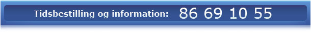 Tidsbestilling og information ring 86 69 10 55